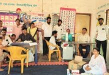 डॉ.बाबासाहेब आंबेडकर जयंती निमित्त भव्य आरोग्य तपासणी व औषधोपचार शिबिर संपन्न