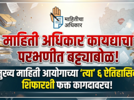 माहिती अधिकार कायद्याचा परभणीत बट्ट्याबोळ !