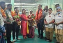 सर्पदंश झालेल्या महिलेला महिनाभर अथक उपचार करून जीवनदान.